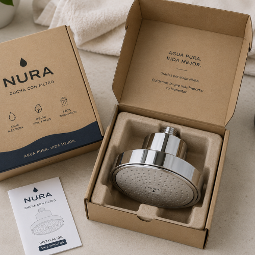 Cabezal Purificador NURA - Transforma cada ducha